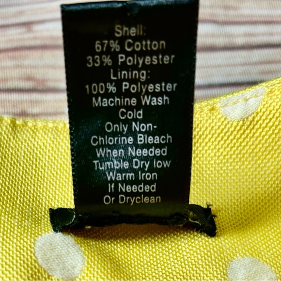 ๐NWT Ann Taylor Yellow Polka Dot Pencil Skirt ๐ - Picture 3 of 5